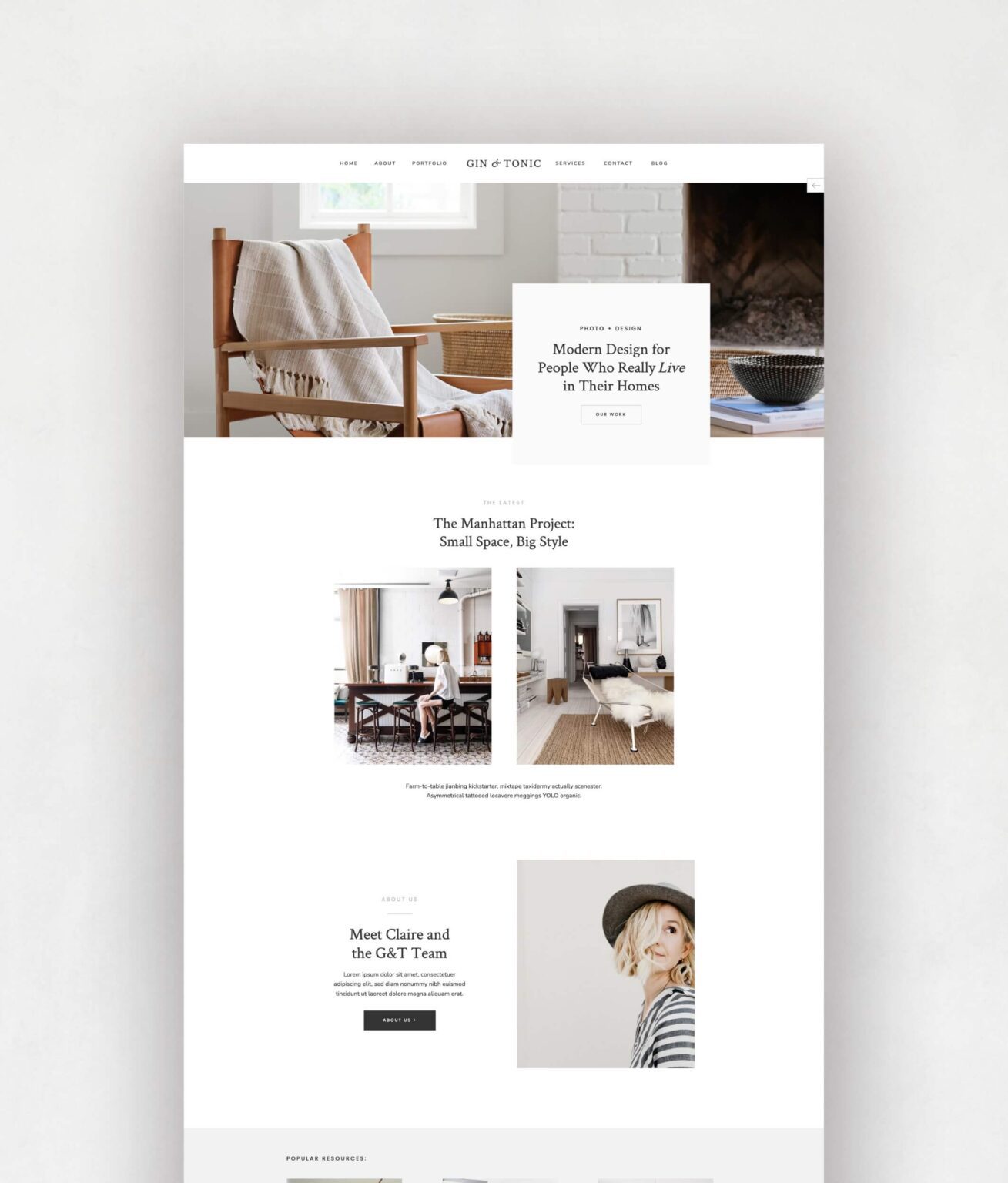 Shop Showit Website Templates - Tonic Site Shop