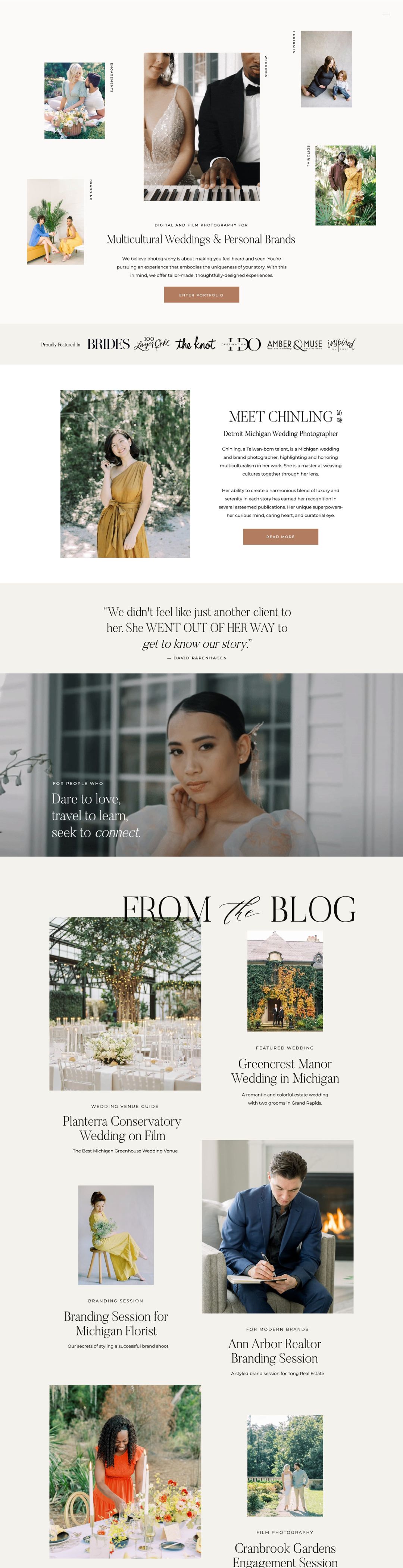 Beyond Jade website design