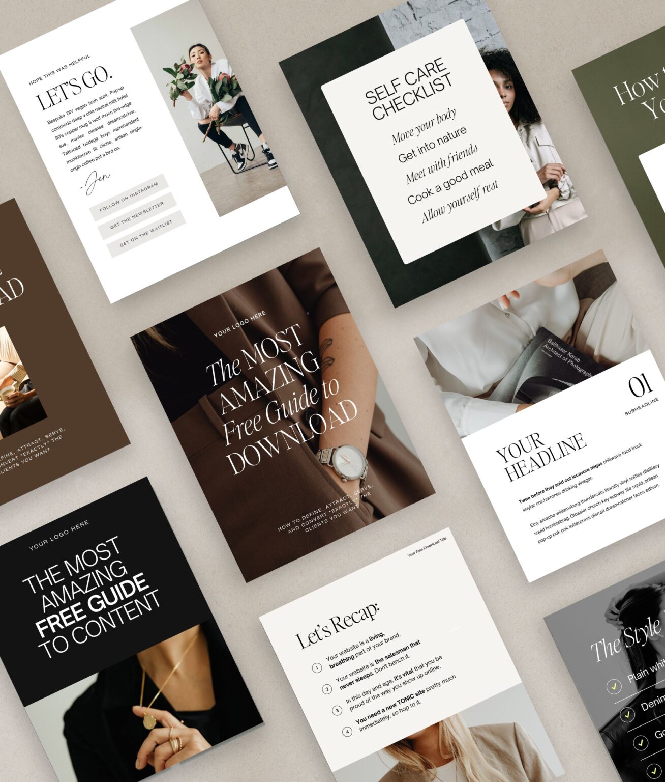 general email graphic templates - tonic site shop... Shop Canva Templates for Creatives - Tonic Site Shop