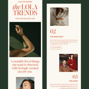 TONIC x Flodesk Curated Round-Up Email Template