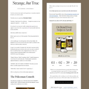TONIC x Flodesk Story-Driven Sales Email Template