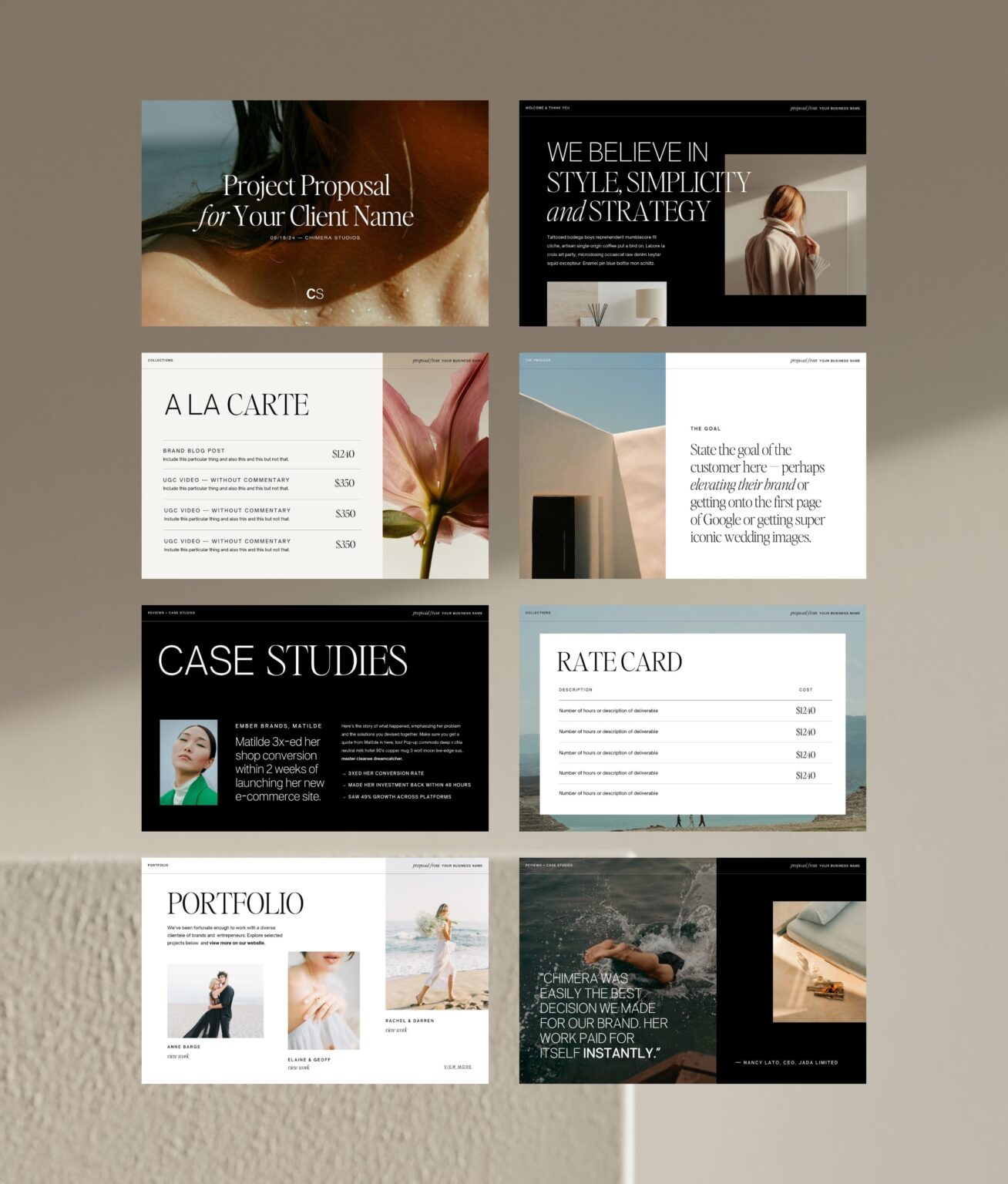 Canva Proposal Template Tonic Site Shop Canva Proposal Template Tonic Site Shop