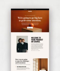 Valencia Sales Page