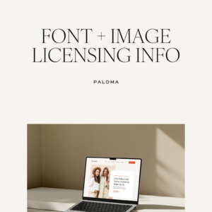 Paloma Font and Image Assets