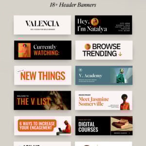 Valencia Email Graphics (Canva) thumbnail 7