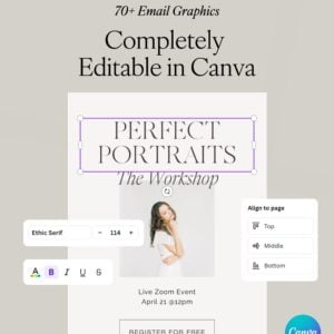 Vesper Email Graphics (Canva) thumbnail 3