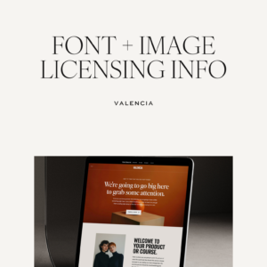 Valencia Font and Image Assets