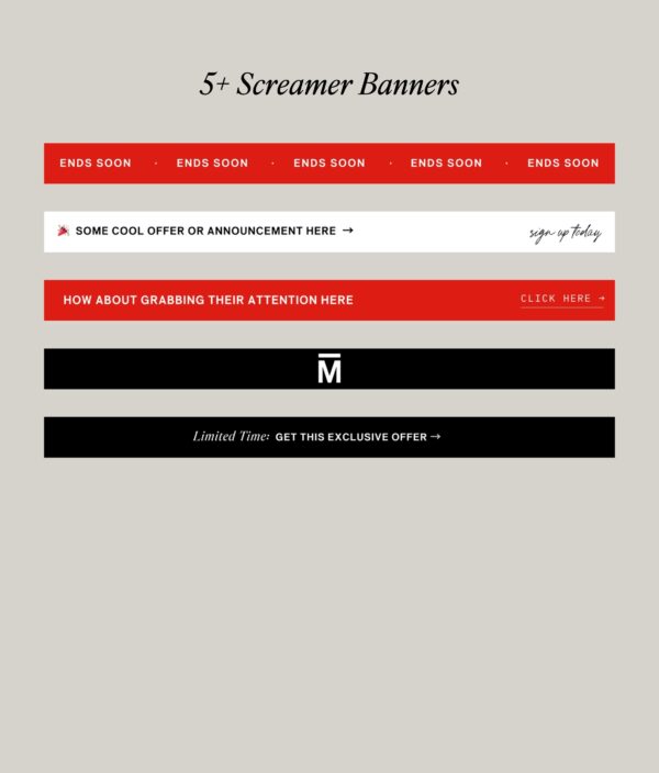 Martini Email Graphics (Canva) - Image 11