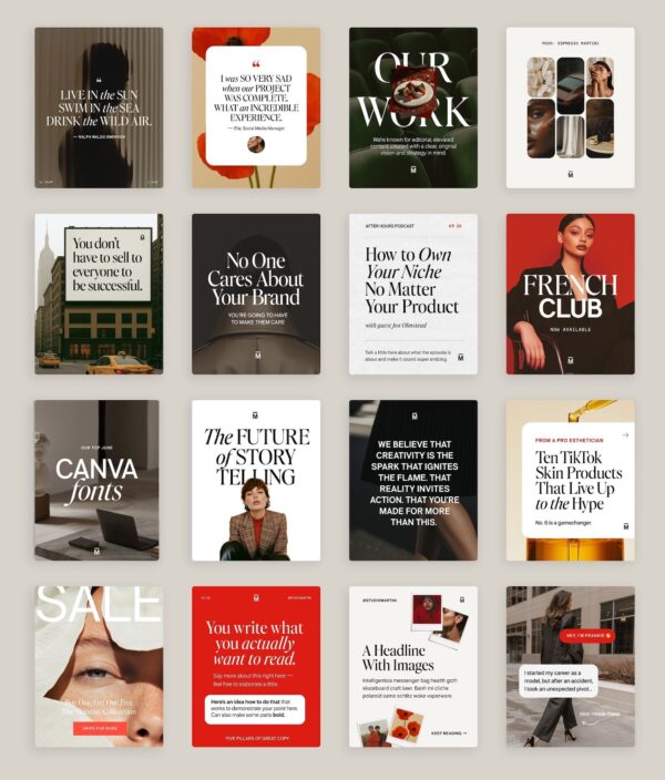 Martini Social Media Canva Templates - Image 5
