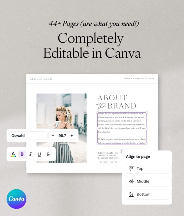 Clover Club Pricing & Services Guide (Canva) - Image 2