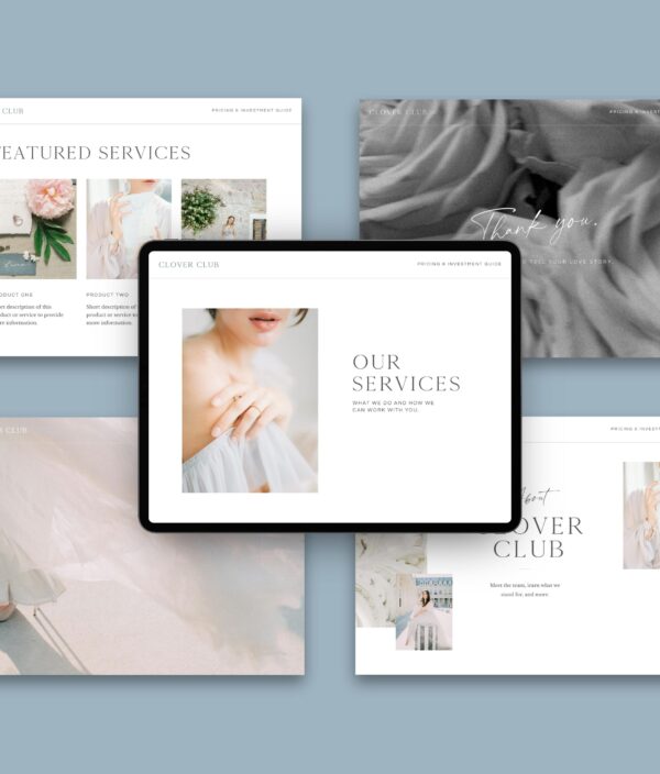 Clover Club Pricing & Services Guide (Canva) - Image 3