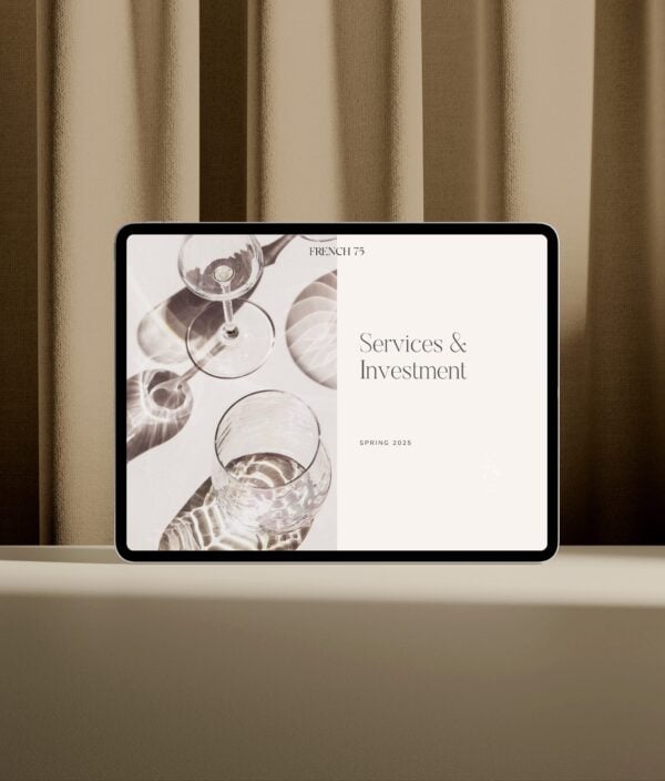 French 75 Pricing & Services Guide (Canva) - Image 3
