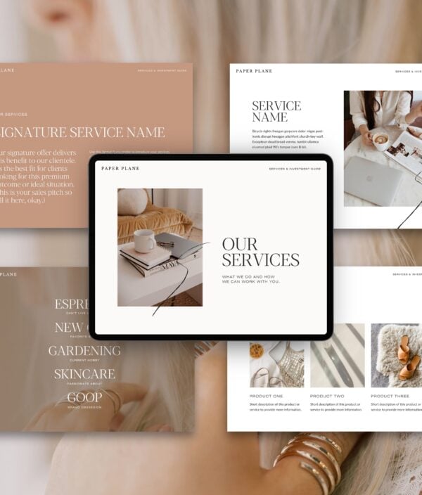 Paper Plane Pricing & Services Guide (Canva) - Image 5