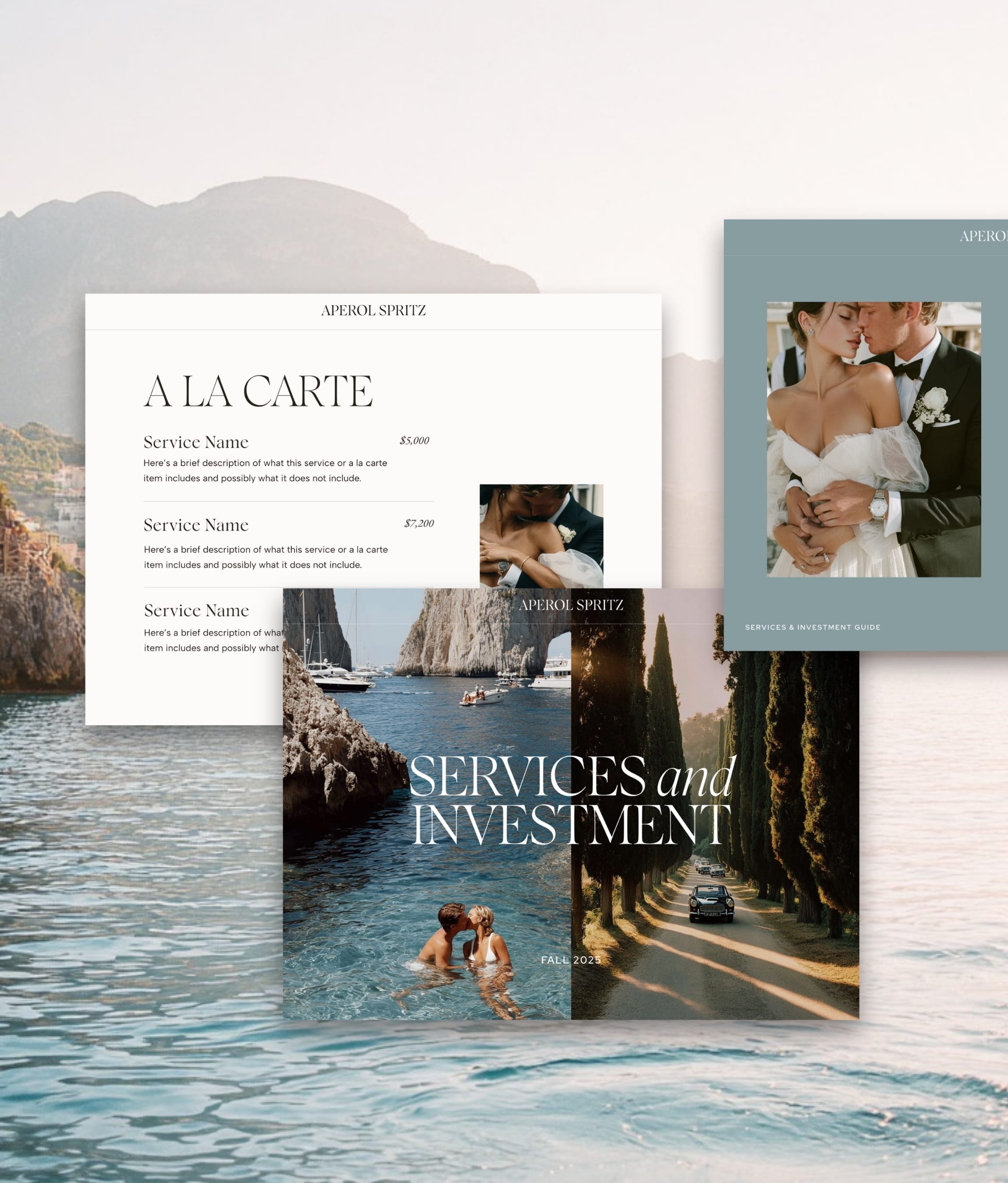 Aperol Spritz Pricing & Services Guide (Canva)