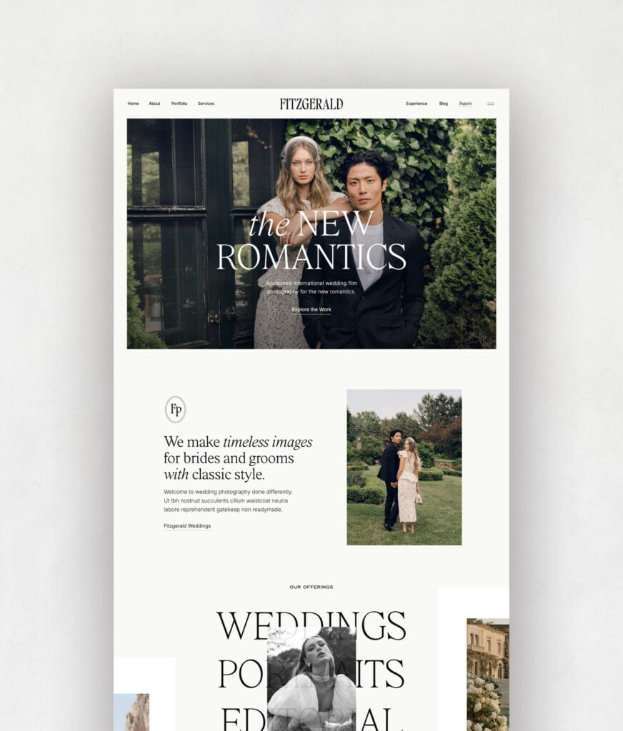 Fitzgerald Website Template