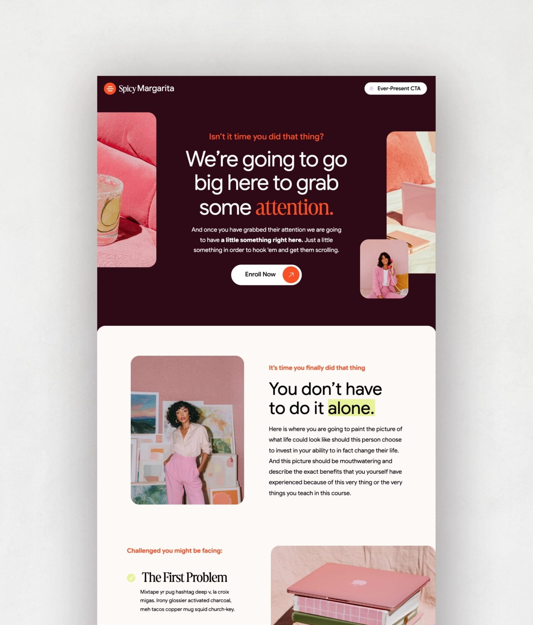general email graphic templates - tonic site shop... Shop Showit Website Templates - Tonic Site Shop