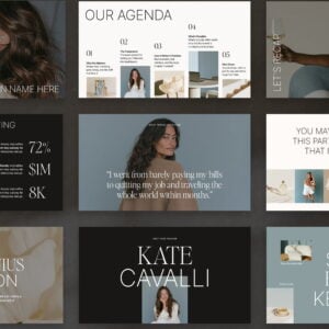 The Canva Slide Deck Template — Elegant thumbnail 0