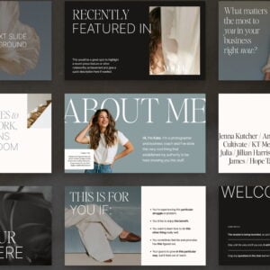 The Canva Slide Deck Template — Elegant thumbnail 1