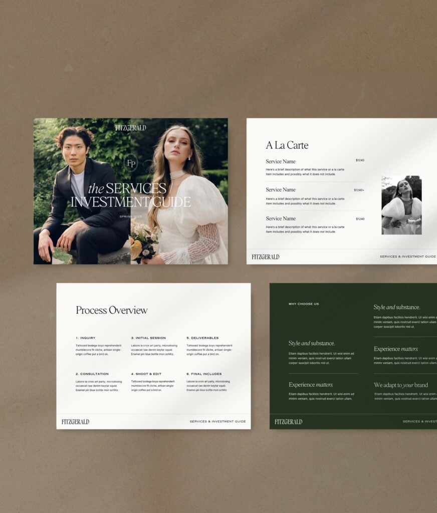 Fitzgerald Pricing & Services Guide (Canva)