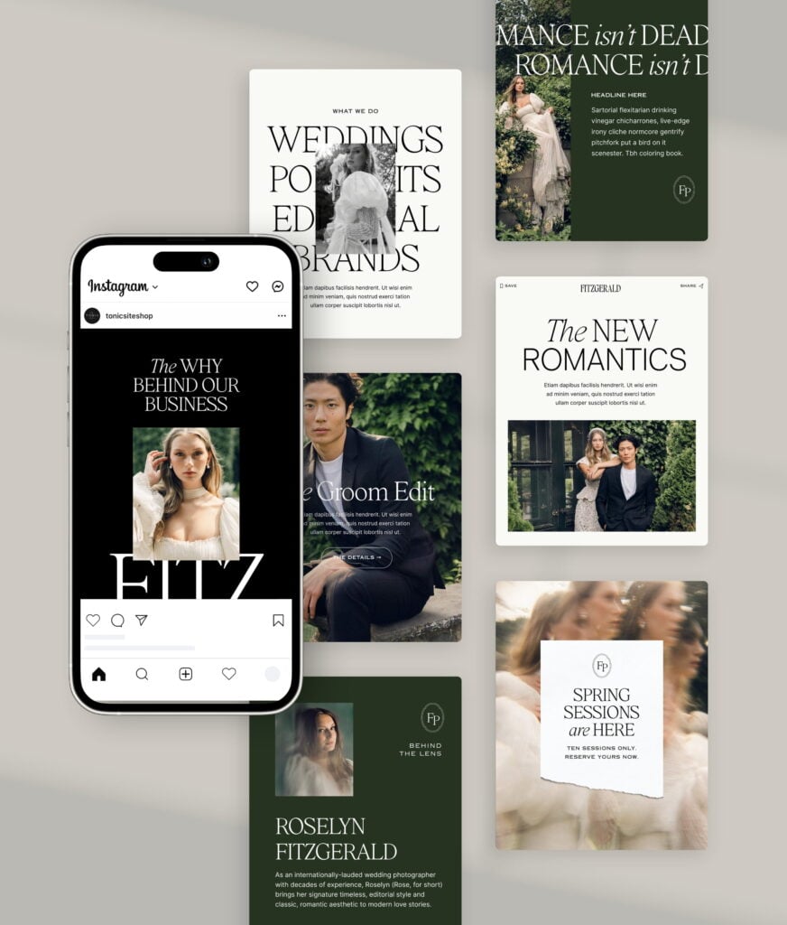 Fitzgerald Social Media Canva Templates