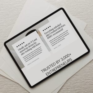 Showit Reviews Page Template thumbnail 3